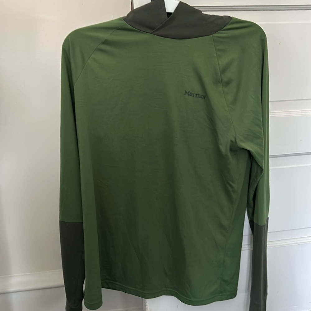 Marmot Green light weight hiking hoodie